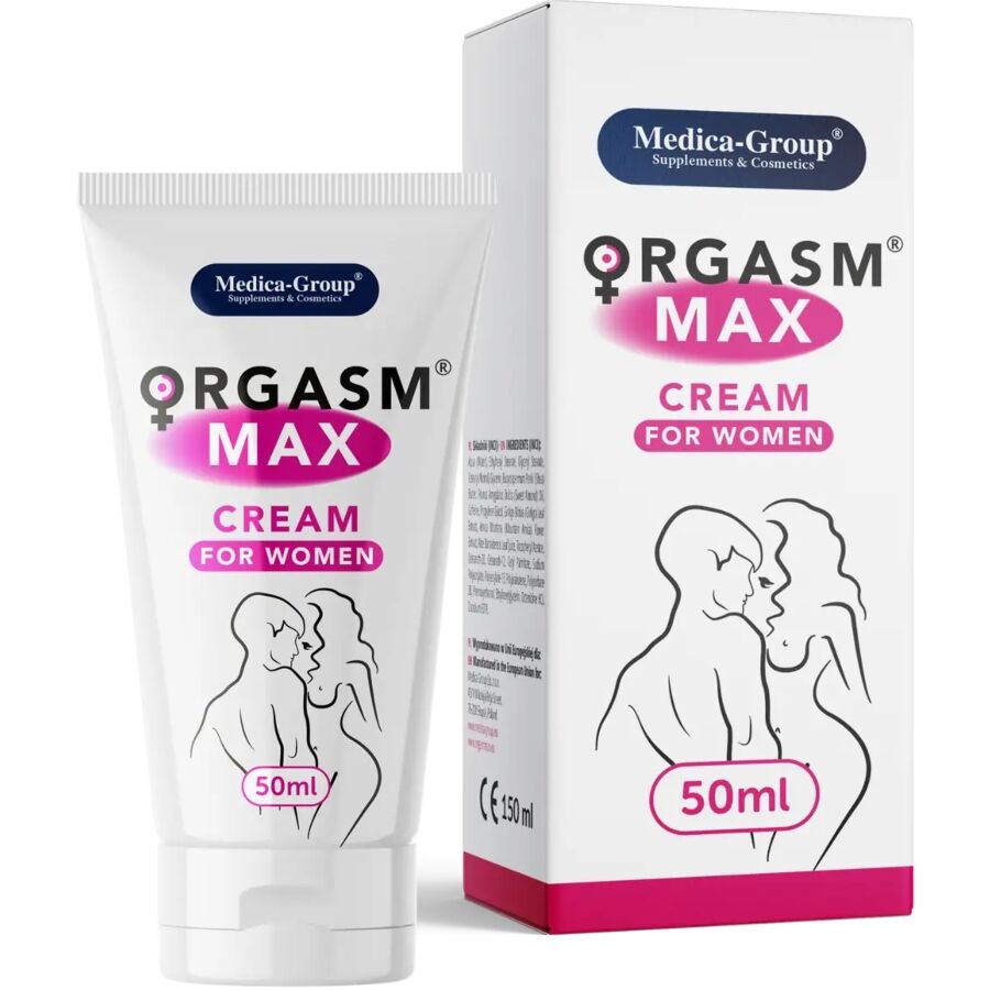 Creme íntimo feminino Orgasm Max da MEDICA GROUP, 50 ml
