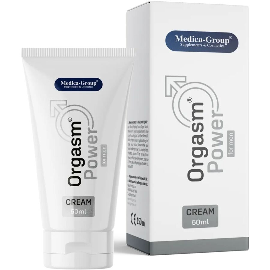 Creme íntimo masculino Orgasm Power da MEDICA GROUP, 50 ml