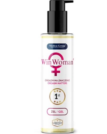 Gel íntimo feminino Win Woman da MEDICA GROUP, embalagem de 150 ml