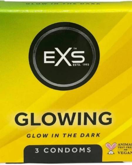 Preservativos EXS GLOWN IN THE DARK