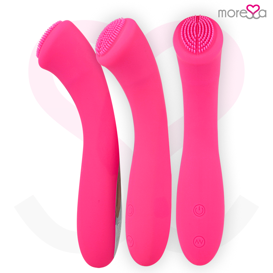 MORESSA - CELSO MASAJEADOR DUO PUNTO G Y SUERO PELVICO PREMIUM SILICONE RECARGABLE