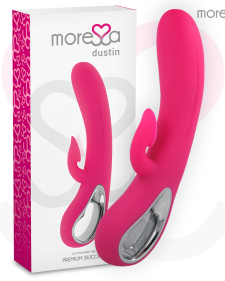 MORESSA DUSTIN - Vibrador succionador e potente com silicone premium