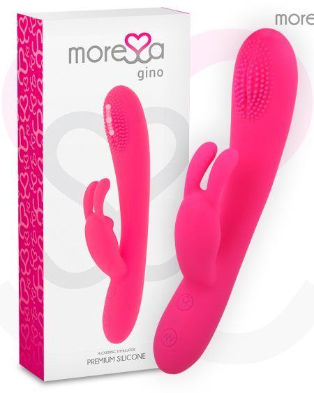Vibrador Gino Tickling em silicone premium