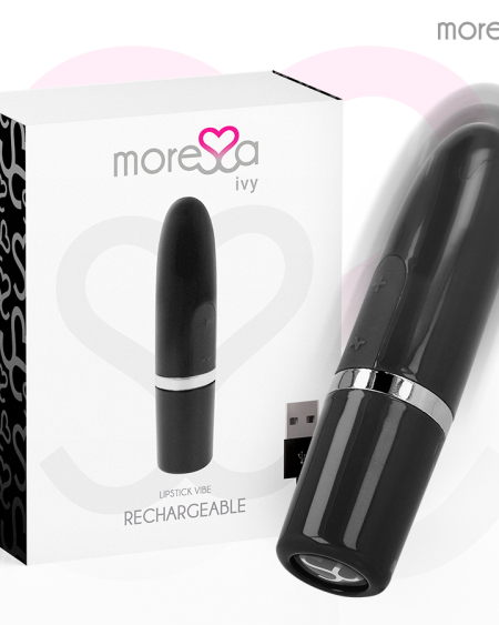 MORESSA - IVY MASAJEADOR SIMULADOR LABIAL DE VIAJE NEGRO