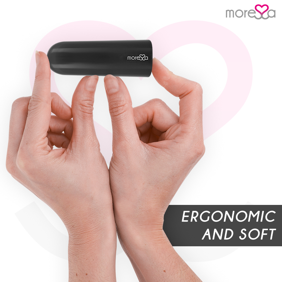 MORESSA - NIX POTENTE VIBRADOR MULTI JUEGOS CONTROL REMOTO NEGRO
