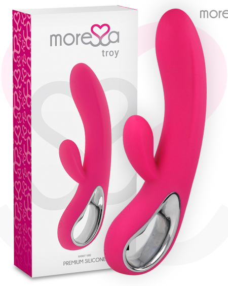 Vibrador TROY para estimulação do ponto G e do clítoris em silicone premium