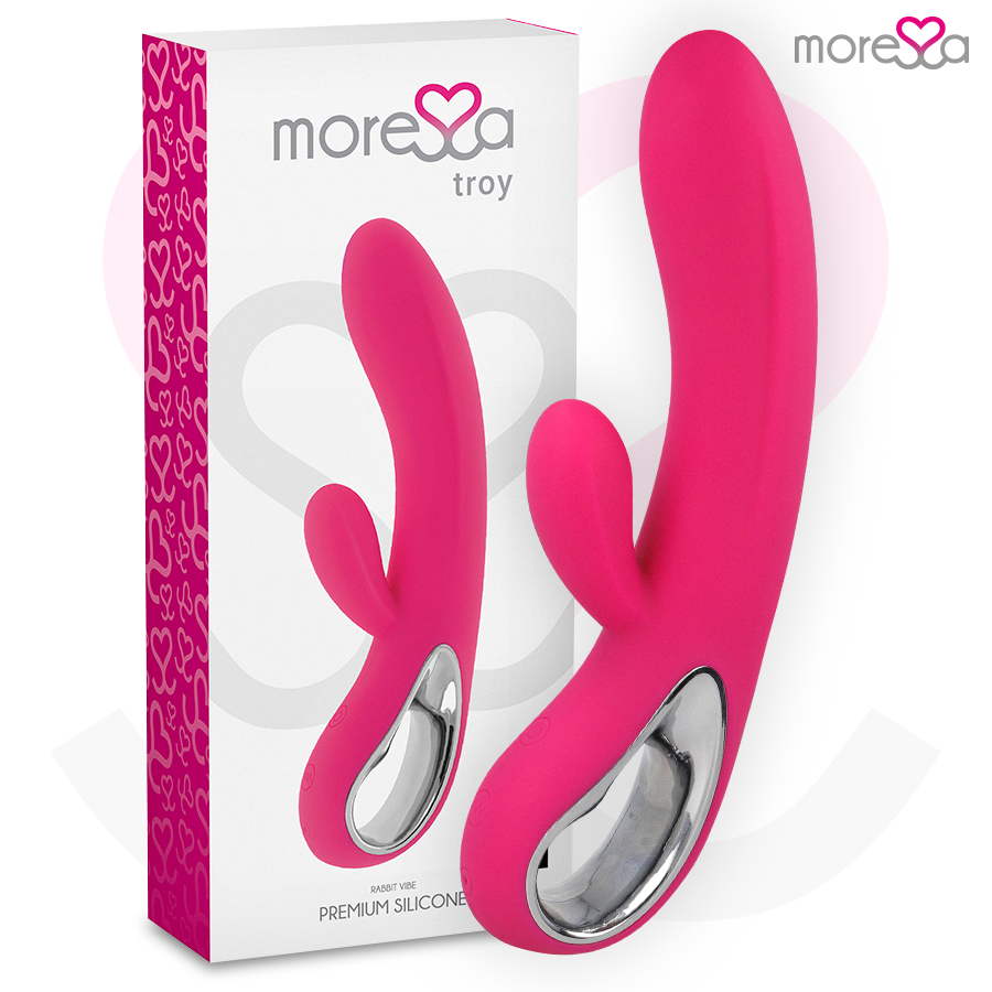 Vibrador TROY para estimulação do ponto G e do clítoris em silicone premium