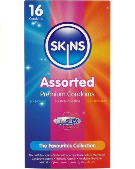 SKINS - SURTIDO PRESERVATIVOS PREMIUM PACK 16