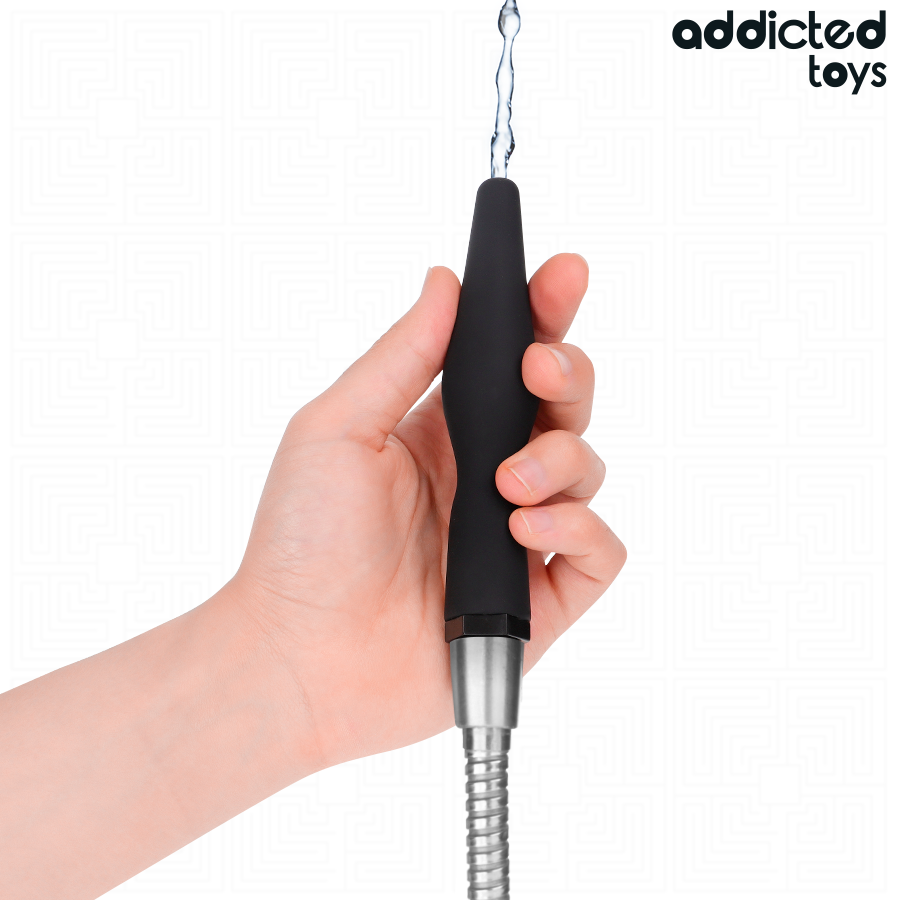 ADDICTED TOYS - LIMPIADOR ANAL CON ADAPTADOR UNIVERSAL MODELO 2