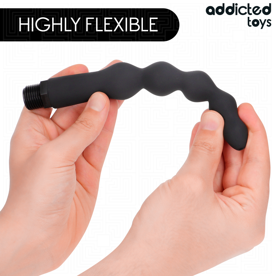 ADDICTED TOYS - LIMPIADOR ANAL CON ADAPTADOR UNIVERSAL MODELO 5