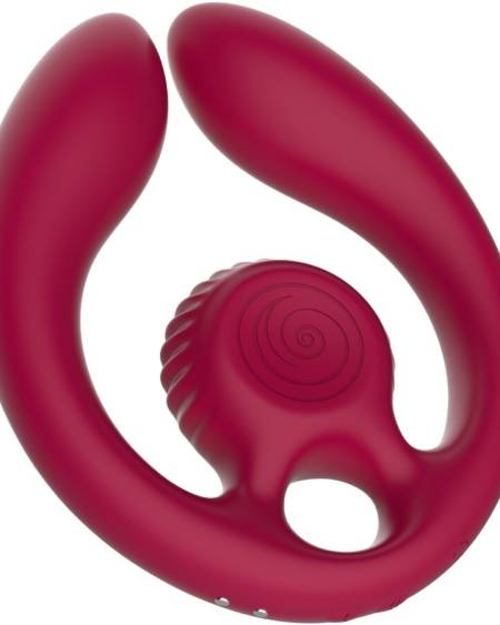 Estimulador dual SNAIL VIBE GIZI Duo para casais, com comando remoto