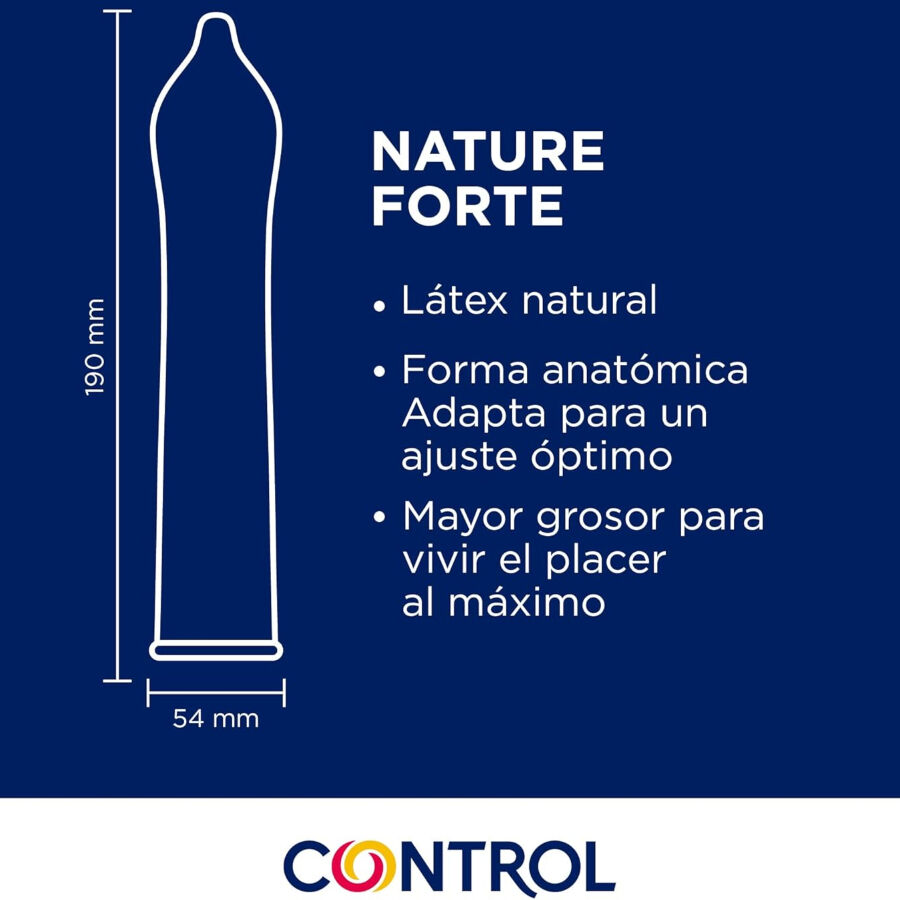 Preservativos CONTROL - NATURE FORTE 144 unidades