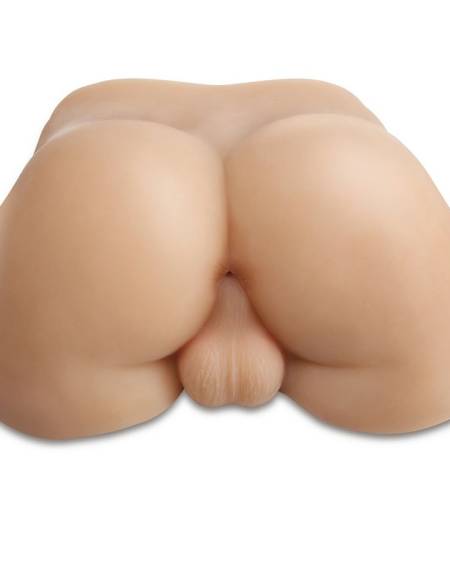 Torso Anal Realista XXL Masculino com Glúteos e Testículos