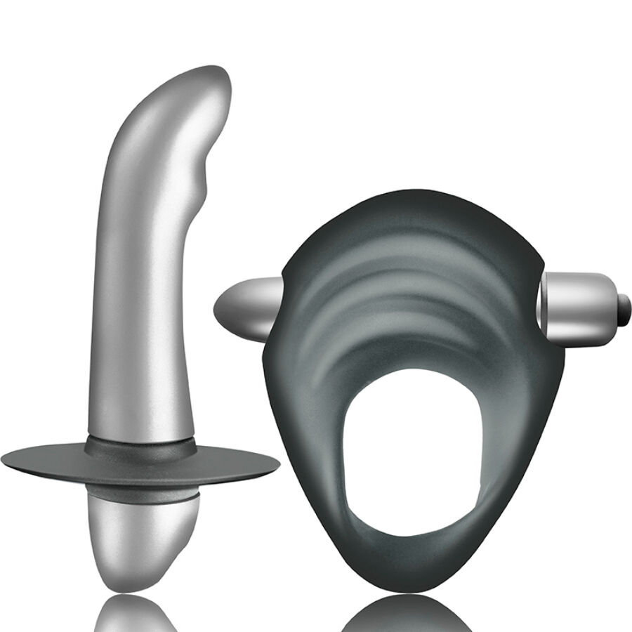 Kit CLIMAXIMUM Entice com anel vibrador e estimulador prostático