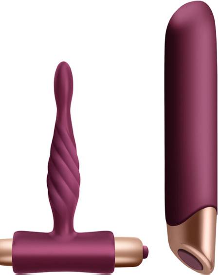 Kit CLIMAXIMUM Miyana e Pharos com vibrador clássico e plug anal