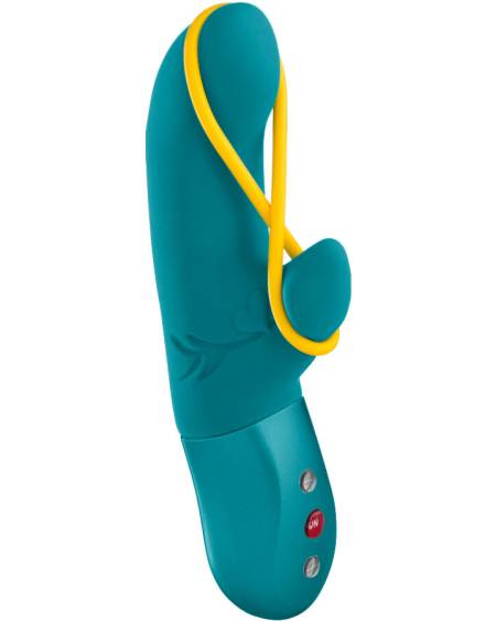Vibrador coelho FUN FACTORY Amorino em água-marinha