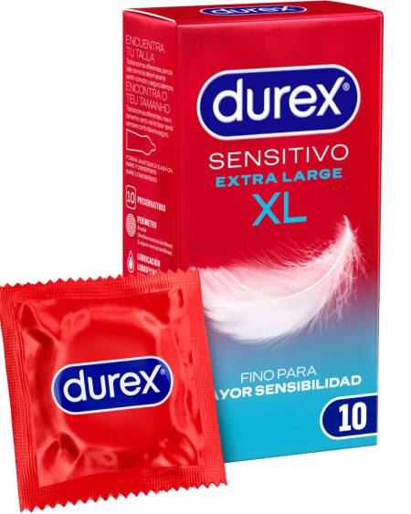 Caixa de preservativos Durex Sensitivo Extra Largo XL