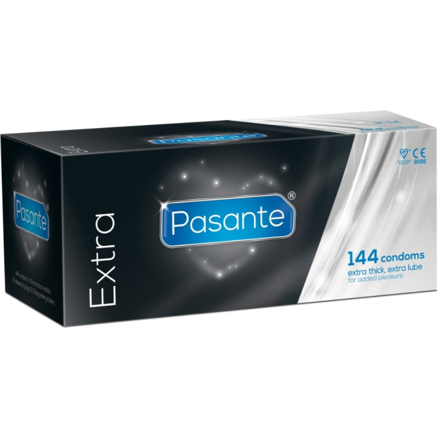 Pacote de 144 preservativos Pasante Extra Gruesos