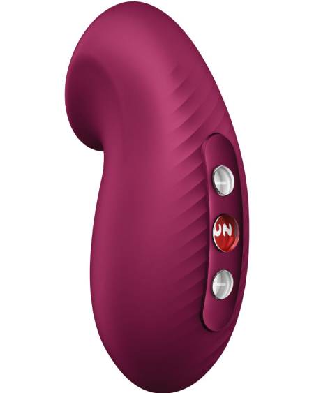 Estimulador clitoriano Desire Air Pulse da FUN FACTORY, em cor de vinho