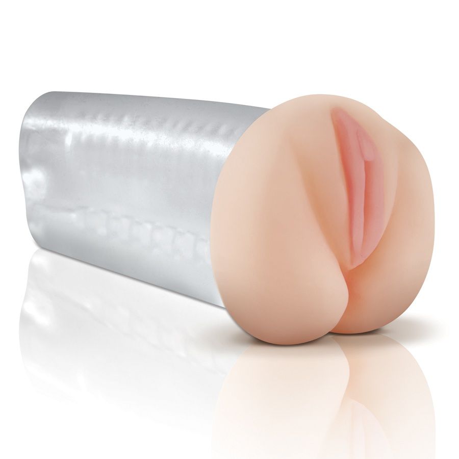 Masturbador masculino transparente com textura interior
