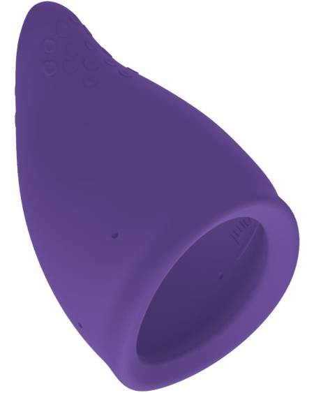 Copa menstrual FUN FACTORY reutilizável, tamanho B, em roxo escuro