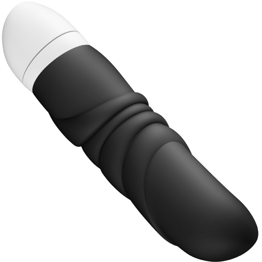 Mini vibrador FUN FACTORY JAM em silicone, disponível em preto e violeta