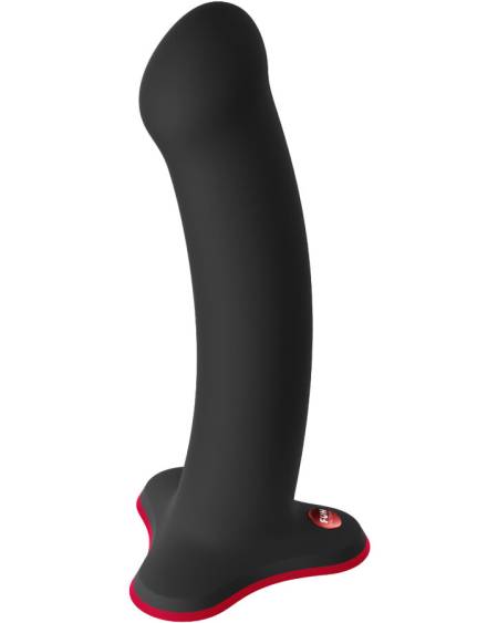 Dildo ponto G Magnum da FUN FACTORY, em silicone flexível, disponível em preto e roxo