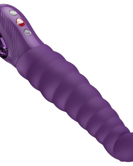 Vibrador Ponto G Patchy Paul da FUN FACTORY, em violeta-escuro.