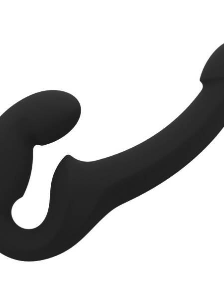 Dildo duplo FUN FACTORY Share Lite em silicone, disponível em preto e roxo