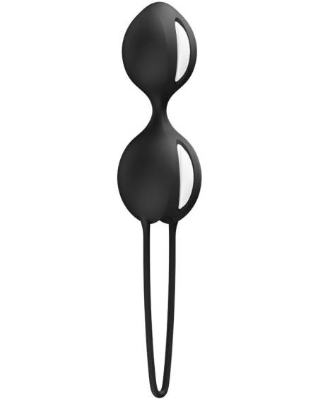 Bolas de Kegel FUN FACTORY SMARTBALLS Duo em silicone, disponíveis em preto e violeta
