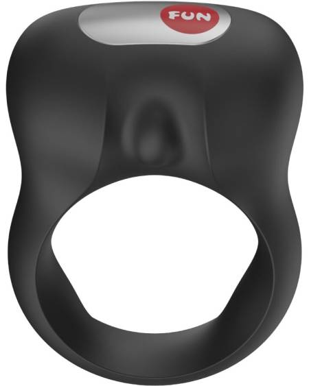 Anel vibratório FUN FACTORY STEADY para pénis, disponível em preto e verde