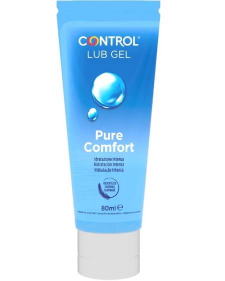 Tubo de 80 ml de lubrificante aquoso Pure Comfort da CONTROL LUBES