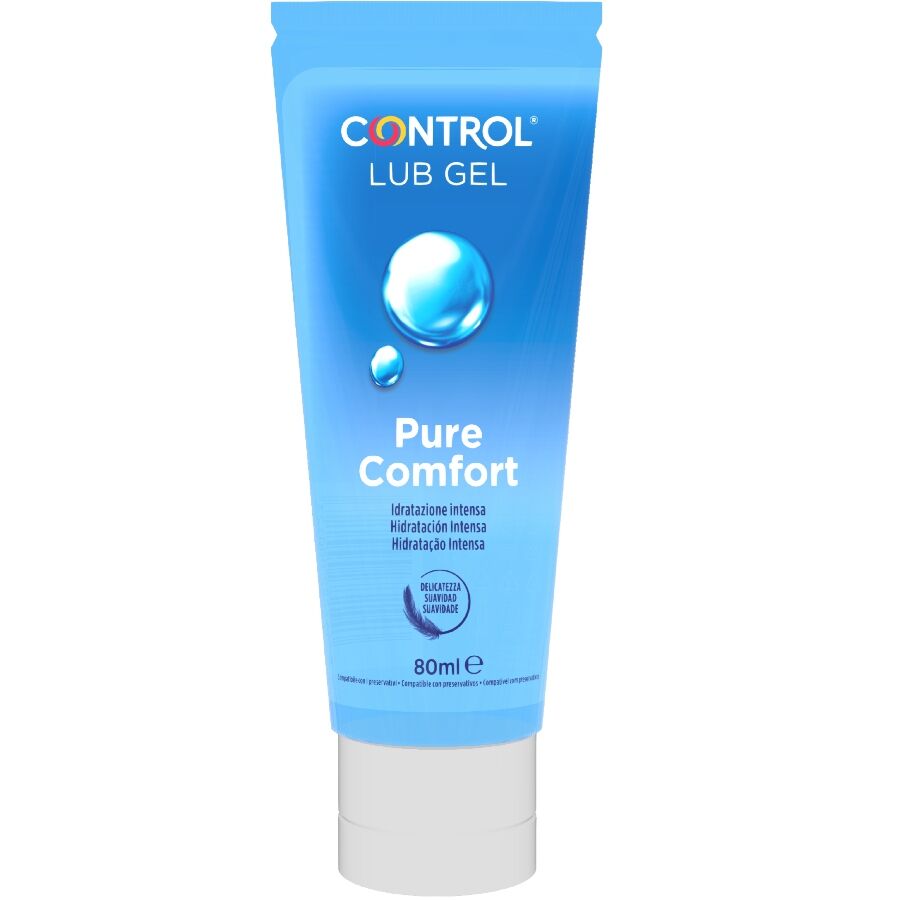 Tubo de 80 ml de lubrificante aquoso Pure Comfort da CONTROL LUBES