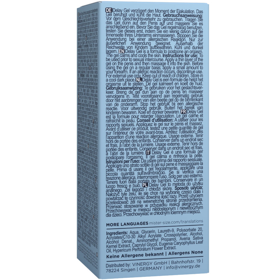 MISTER SIZE - GEL RETARDANTE 50 ML