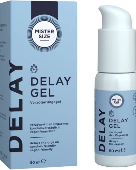 Gel retardante MISTER SIZE de 50 ml com doseador com bomba