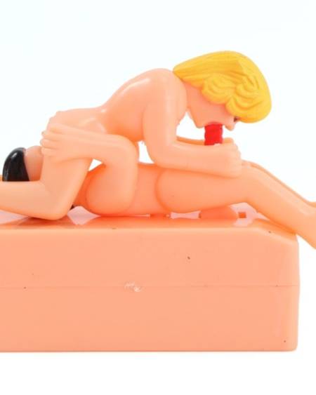 Boneco de brincadeira DIABLO PICANTE com corda e quatro posições sexuais