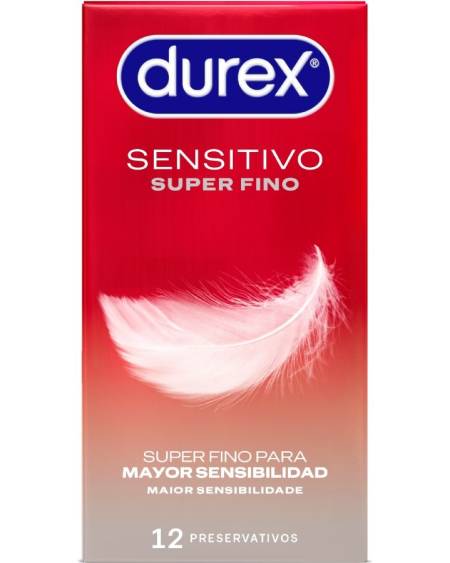 Durex Sensitivo Súper Fino 12 Unidades