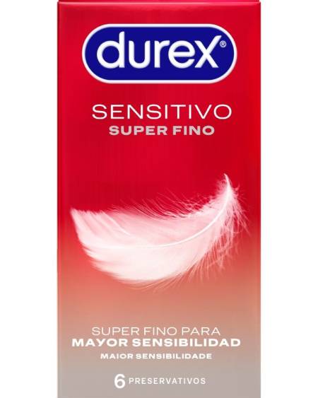 Durex Sensitivo Súper Fino 6 Unidades