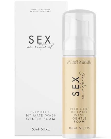 Espuma íntima prebiótica Sex au Naturel BIJOUX INDISCRETS, 150 ml