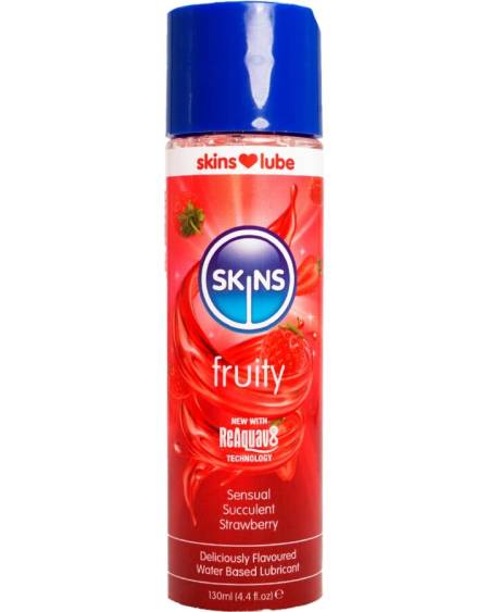 Lubrificante SKINS Fruity à base de água, com 130 ml