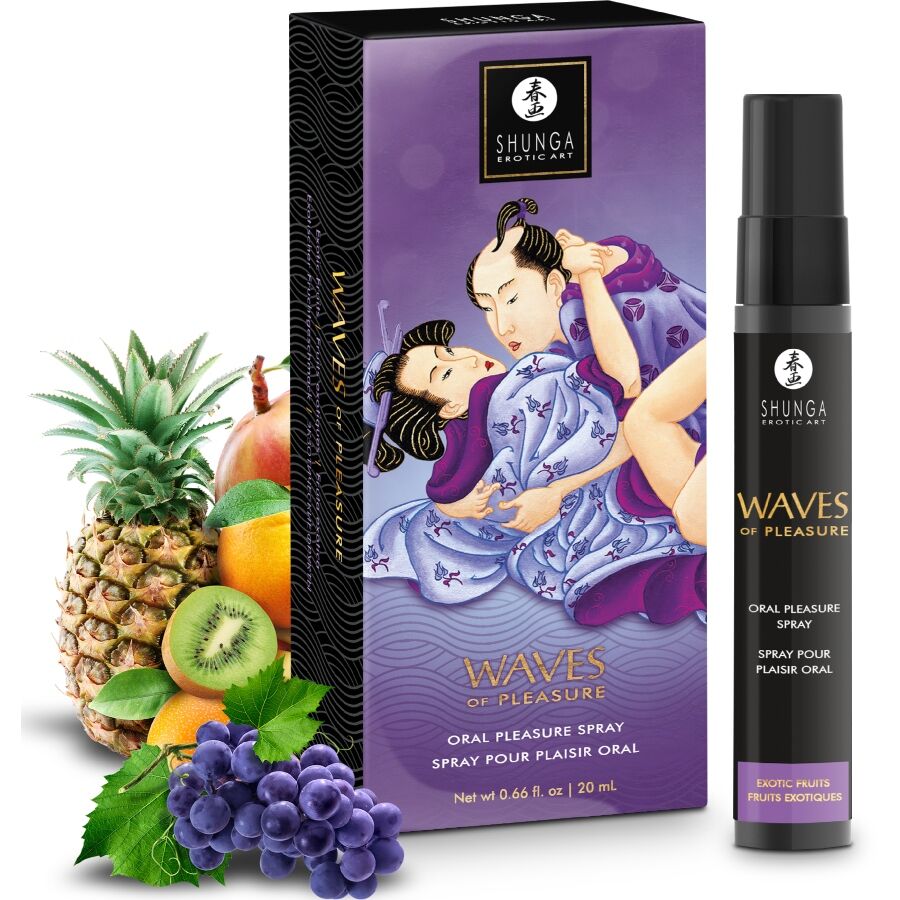 Spray oral SHUNGA Waves Pleasure de frutas exóticas, 20 ml