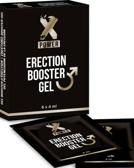 XPOWER - ERECTION BOOSTER GEL POTENCIADOR ERECCION 6 X 4 ML