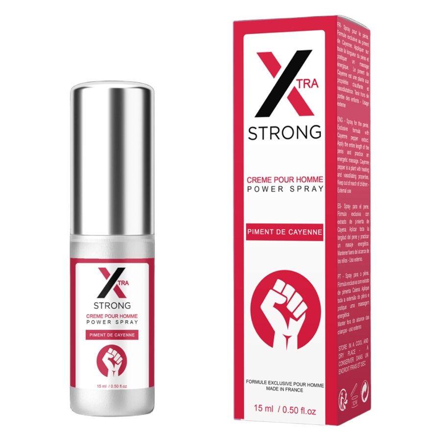 Spray X Strong Potente para o Pénis