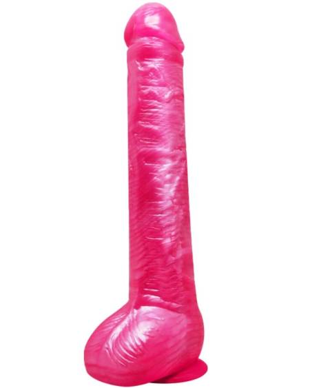 Dildo realístico rosa com ventosa