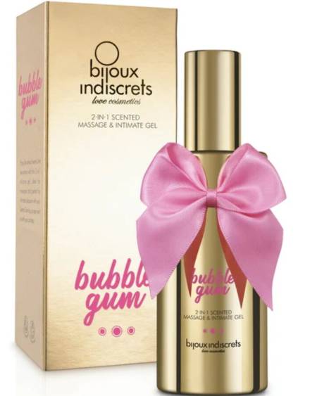 Gel de massagem íntimo Bubble Gum de Bijoux Indiscrets 100 ml
