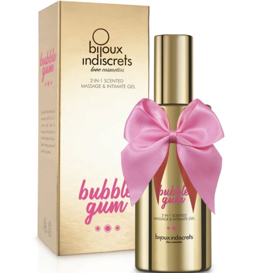 Gel de massagem íntimo Bubble Gum de Bijoux Indiscrets 100 ml