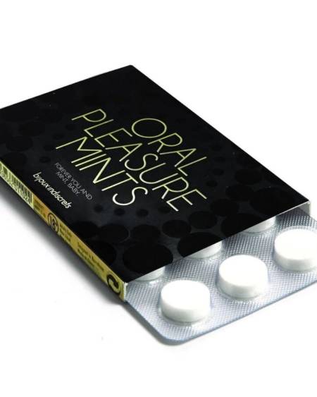 Caramelos de menta para prazer oral