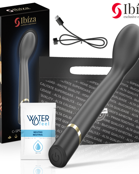 Vibrador para ponto G IBIZA TECHNOLOGY recarregável com 10 modos de vibração
