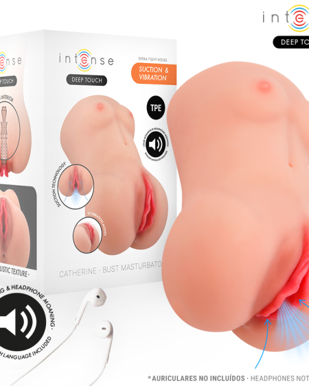 Masturbador Catherine Deep Touch com vibração, sucção e ativação por voz