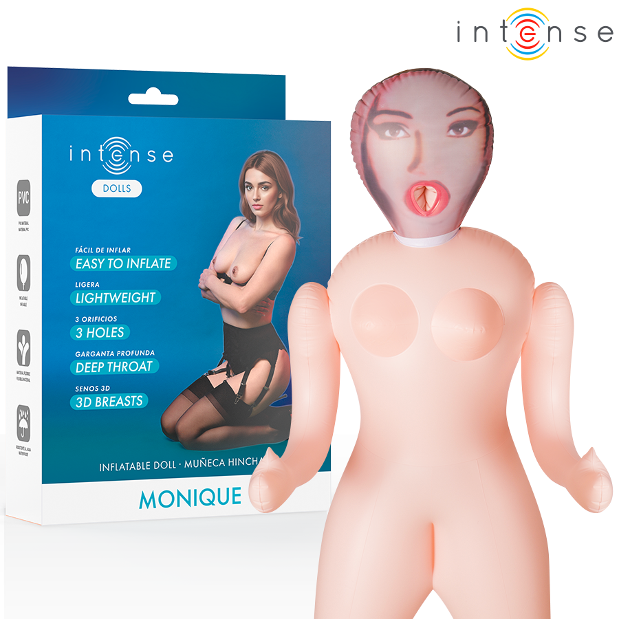 Boneca insuflável Monique da INTENSE DOLLS com seios 3D